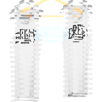 バークレーカリフォルニアカリフォルニアカレッジユニバーシティスタイル ネイビー タンクトップ - Kawaiitshirt