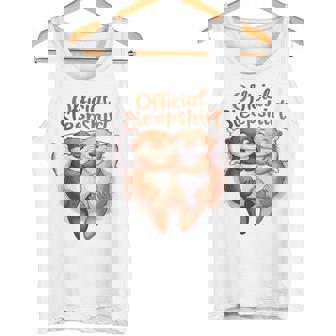 パジャマ バレンタイン カワウソ ラブ タンクトップ - Kawaiitshirt