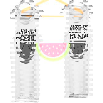 パレスチナの正義 スイカ 国旗 パレスチナ人 タンクトップ - Kawaiitshirt