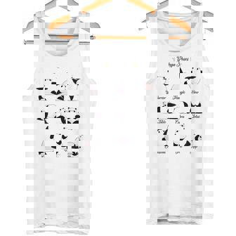 パンダヨガポーズ、パンダは異なるヨガポジションを作ります。 タンクトップ - Kawaiitshirt