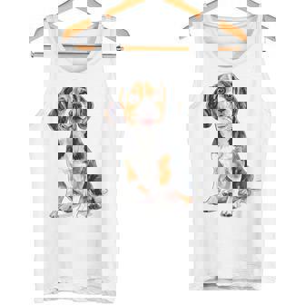 ビーグル 犬 モチーフ ペット イラスト ビーグル タンクトップ - Kawaiitshirt