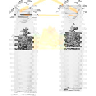 ピーテル・ブリューゲルによるバベルの塔 1563 長袖tシャツ タンクトップ - Kawaiitshirt