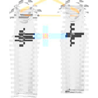 フィンランドtシャツ、フィンランド国旗、フィンランドの地図 メンズレディースキッズ タンクトップ - Kawaiitshirt