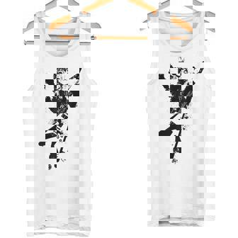 フライングvギターで遊ぶ猫 タンクトップ - Kawaiitshirt