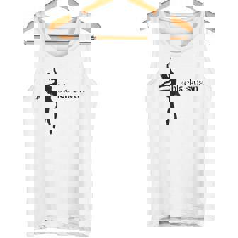 ブラックスワンレイクバレエバレリーナポワントダンスダンサーグラフィック タンクトップ - Kawaiitshirt