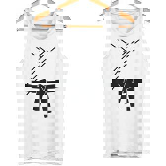 ブラックベルトコスチューム 空手着 柔道 テコンドー カンフー 武道 タンクトップ - Kawaiitshirt