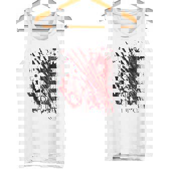 ブラッドシャツ ブラッディスプラッター ハロウィン 血 ステンド グラフィック タンクトップ - Kawaiitshirt