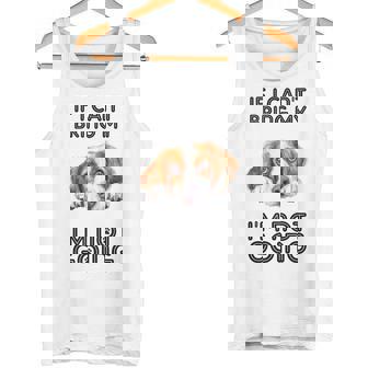 ブリタニー・スパニエル犬を連れて行けないなら行かない タンクトップ - Kawaiitshirt