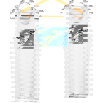 ブルーインパルス Photo-Like Illustration（カラー） タンクトップ - Kawaiitshirt