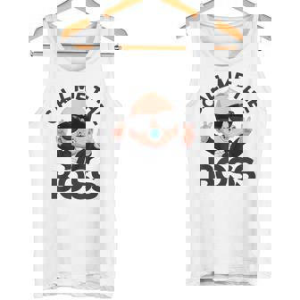ベイビー・ボス「コール・ミー・ボス」ライク・ア・ボス・キッズ タンクトップ - Kawaiitshirt