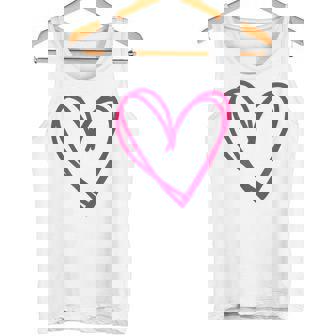 ホットピンクハート タンクトップ - Kawaiitshirt