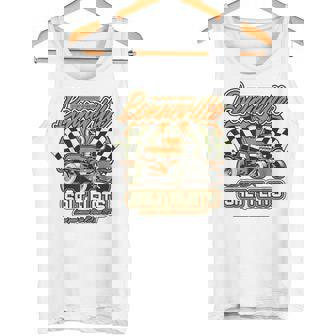 ボンネビル ソルト フラッツ ヴィンテージ レトロ ホットロッド レースカー タンクトップ - Kawaiitshirt