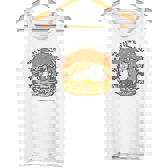 ボンレス犬とボンレス猫 ハンバーガー タンクトップ - Kawaiitshirt