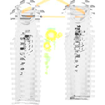 ポケットに入ったかわいいひまわり クリスマスギフト タンクトップ - Kawaiitshirt