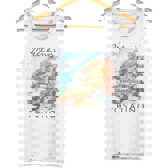 ポジターノ イタリア 旅行 冒険 ミート・ミー・イン・ポジターノ タンクトップ - Kawaiitshirt