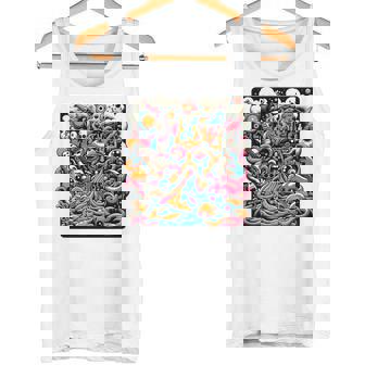 ポップシュールレアリズムローブロウアート 長袖tシャツ タンクトップ - Kawaiitshirt