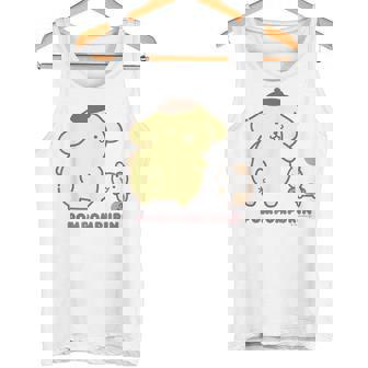 ポムポムプリン ふりむき ライトカラー タンクトップ - Kawaiitshirt