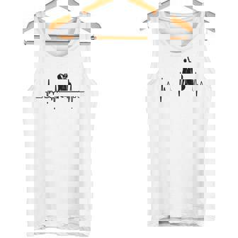 マイ・ハート・ビーツ・フォー・コントラバス・ハートビート タンクトップ - Kawaiitshirt