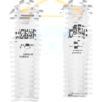 マクレガー ミネソタ Mn ヴィンテージ アスレチック ネイビー スポーツデザイン 長袖tシャツ タンクトップ - Kawaiitshirt