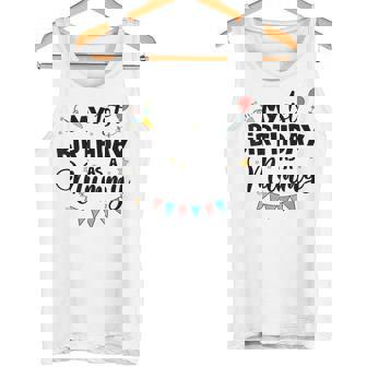 ママとしての私の1歳の誕生日パーティーイヤーを祝うママ タンクトップ - Kawaiitshirt