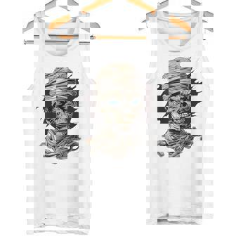 ミイラ コスチューム ハロウィン 不気味なアート ミイラ タンクトップ - Kawaiitshirt