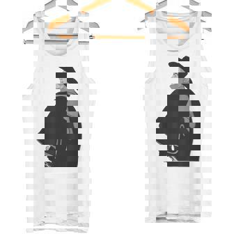 ミステリアスなクロークドクラシック紳士ヴィンテージノワールスタイル タンクトップ - Kawaiitshirt