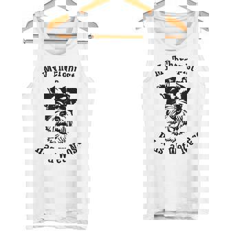 ミニチュアシュナウザー 私のセラピストは鼻が濡れています タンクトップ - Kawaiitshirt