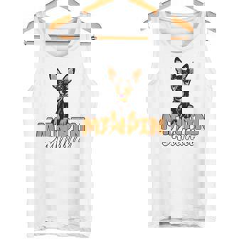 ミニピン ママ かわいい ミニチュア ピンシャー 犬 ママ ミニピン マザー タンクトップ - Kawaiitshirt