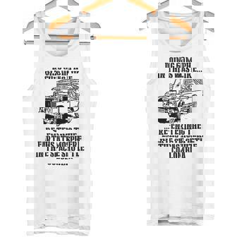 ミリタリーユーモア ランドローバーのファン タンクトップ - Kawaiitshirt