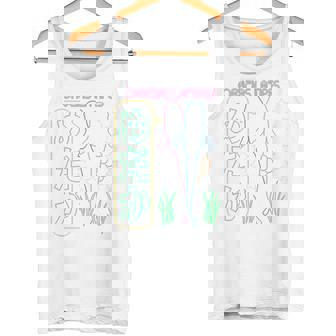 メダカ飼育者向け「めだかネオンデザイン」-バックプリント- タンクトップ - Kawaiitshirt