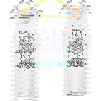 メリークリスマス フラミンゴスクワッド トロピカルスタイル 長袖tシャツ タンクトップ - Kawaiitshirt