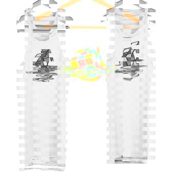 メルティング ルービックキューブ タンクトップ - Kawaiitshirt