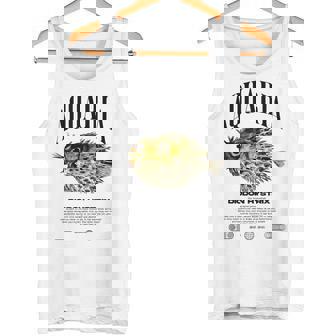 ヤマアラシ フグ 魚飼い モダンストリートウェア タンクトップ - Kawaiitshirt