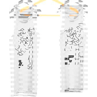 ユニフォーム風 応援 野球 Decoy Dekopin デコピン かわいい犬 Kooikerhondje タンクトップ - Kawaiitshirt