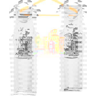 ヨーロッパ フランス パリ マントン フランス 家族 バケーション お土産 タンクトップ - Kawaiitshirt