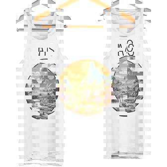 ラオスの風景 アールデコ タンクトップ - Kawaiitshirt