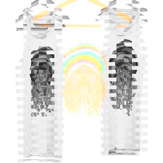 ラスタライオン ジャマイカ ラスタファリ カラーギフト レゲエ愛好家に タンクトップ - Kawaiitshirt
