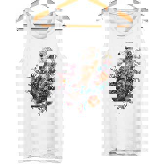 ラッコ フローラルアクセント タンクトップ - Kawaiitshirt