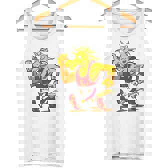 ランニング フィットネス スポーティ ユニコーン タンクトップ - Kawaiitshirt