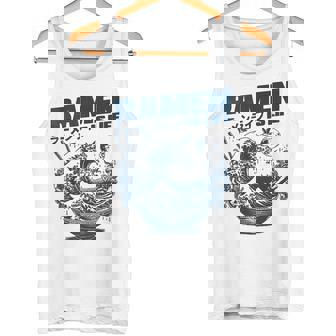 ラーメンは人生、マンガアニメオタクジャパンかわいいラーメン タンクトップ - Kawaiitshirt