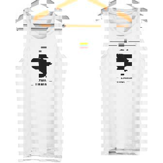 リトアニアの国旗、地図と国名リトアニア。 タンクトップ - Kawaiitshirt