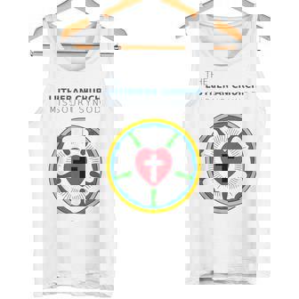 ルーテル教会 ミズーリ州会議 Lcms ローズシールロゴ タンクトップ - Kawaiitshirt