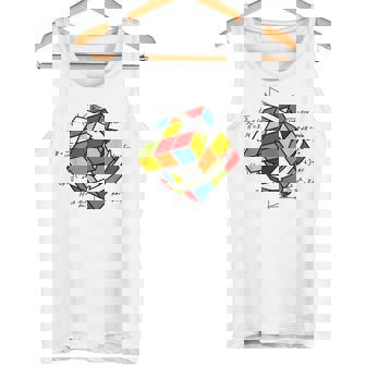 ルービックキューブ ルービックキューブ マジックキューブ レトロ ルービ ヴィンテージ オタク タンクトップ - Kawaiitshirt