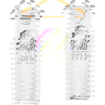 レトロ ヴィンテージ ツェッペリン 飛行船 航空 飛行船 メンズ レディース キッズ 長袖tシャツ タンクトップ - Kawaiitshirt