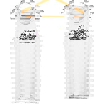 ロシアのbmpを盗むウクライナの農家 ウクライナを支援 タンクトップ - Kawaiitshirt