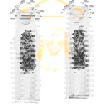 ロットワイラー 犬 モチーフ ペット アートワーク カラフル ロットワイラー タンクトップ - Kawaiitshirt