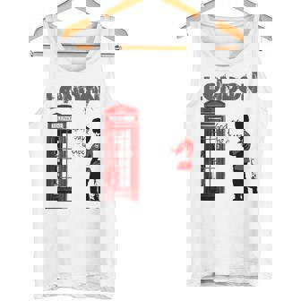 ロンドン・バンクシー・ゴッド・セーブ・ザ・クイーン タンクトップ - Kawaiitshirt