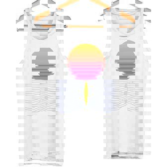 ローイング レトロ サンセット I チーム ローイング ボート ローイング スポーツ 長袖tシャツ タンクトップ - Kawaiitshirt