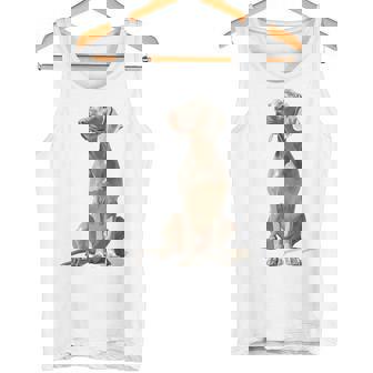ワイマラナー 犬 グラフィック ペット イラスト ワイマラナー タンクトップ - Kawaiitshirt