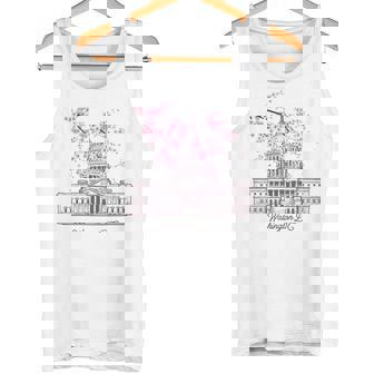 ワシントンdcキャピトルビル桜 タンクトップ - Kawaiitshirt